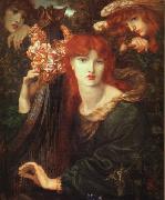 Dante Gabriel Rossetti La Ghirlandata Spain oil painting artist